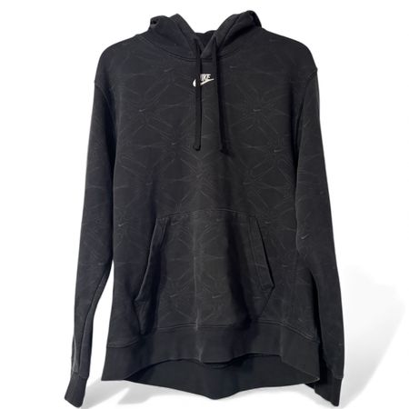 Nike Hoodie mit Muster, Grösse L - Warm für den Winter!