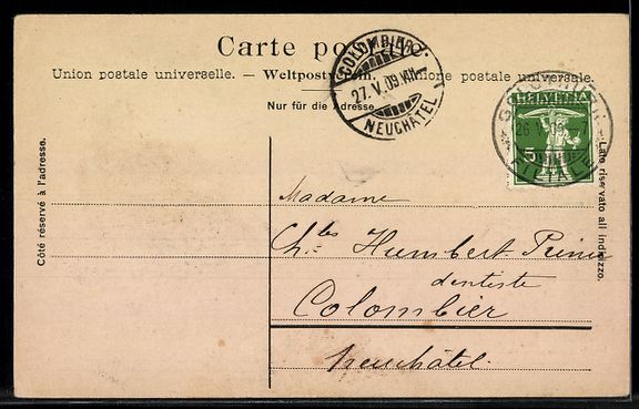Cartes postales: AK Solothurn, Ortsansicht mit Fluss – D'occasion à Berlin par bartko-reher 1