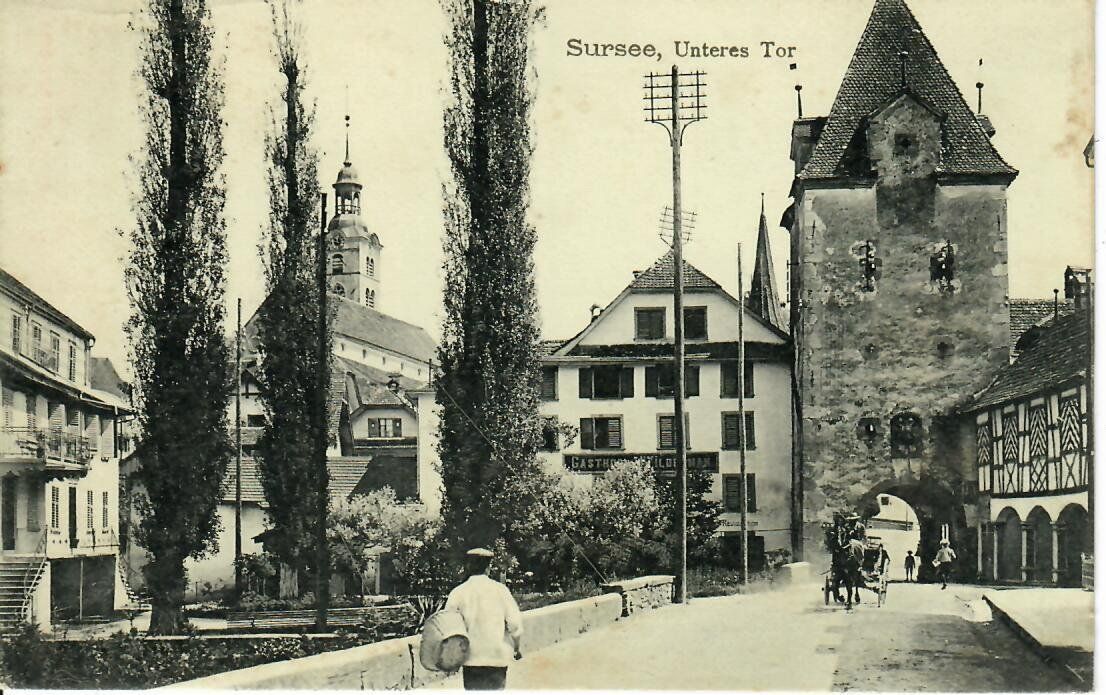 Ansichtskarten: Sursee  1912 – Gebraucht aus Hochdorf von Ziegel-16