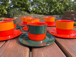 Vintage Picknick - Campinggeschirr - Set I Super Plast