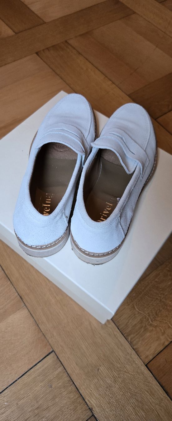Scarpe da donna: Damen Halbschuh Hellgrau Gr. 39  – Usato da Basel venduto da 056rm 2