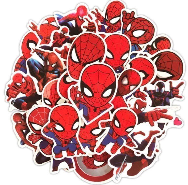 Sticker: Spiderman Marvel Comic Spinne DVD Aufkleber 35 tl Stickerset – Nuovo e nell'imballaggio originale da Dättlikon venduto da easythings 2