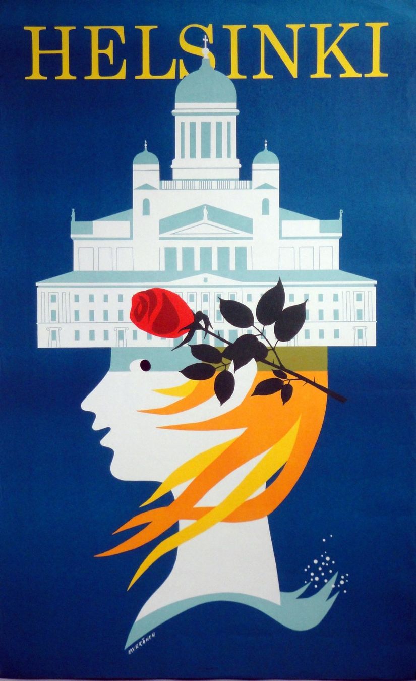 Foto & Immagini: Helsinki Finland Original Plakat – Usato da Eggenwil venduto da Joyart