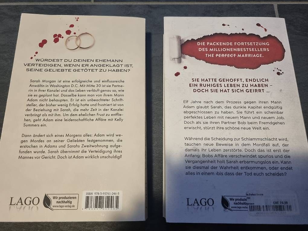 Libri: The perfect Marriage und Teil 2 – Usato da Staufen venduto da Puzzelii 1