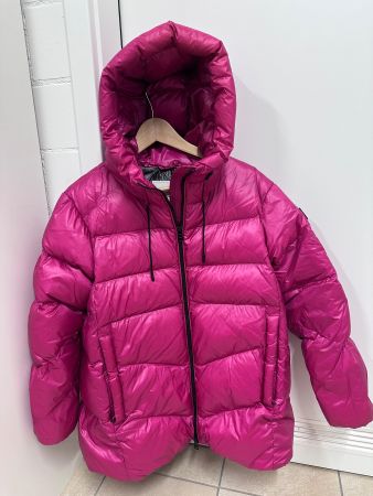 Woolrich Damen Daunenjacke – Pink – Grösse XS – mit Kapuze