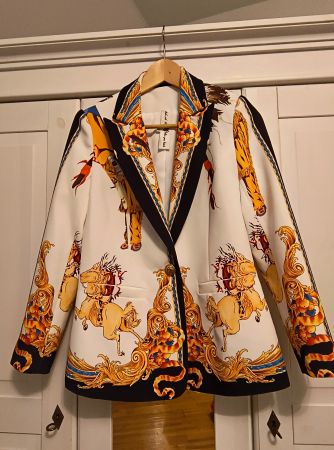 Damen Blazer Grösse S Barock Muster