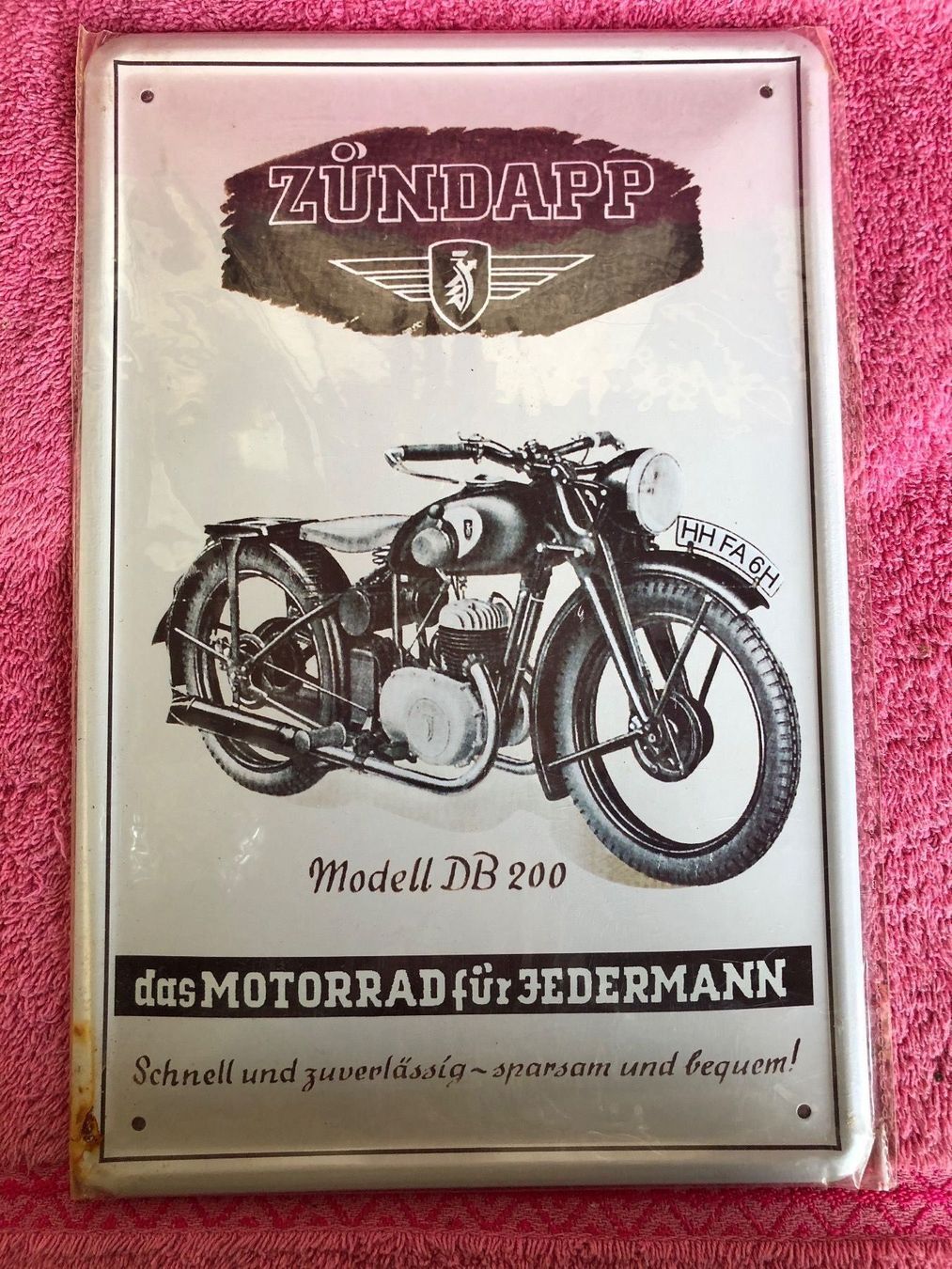 Schilder: Zündapp Motorrad Oldtimer classic – Neu (gemäss Beschreibung) aus Reinach AG von rares75