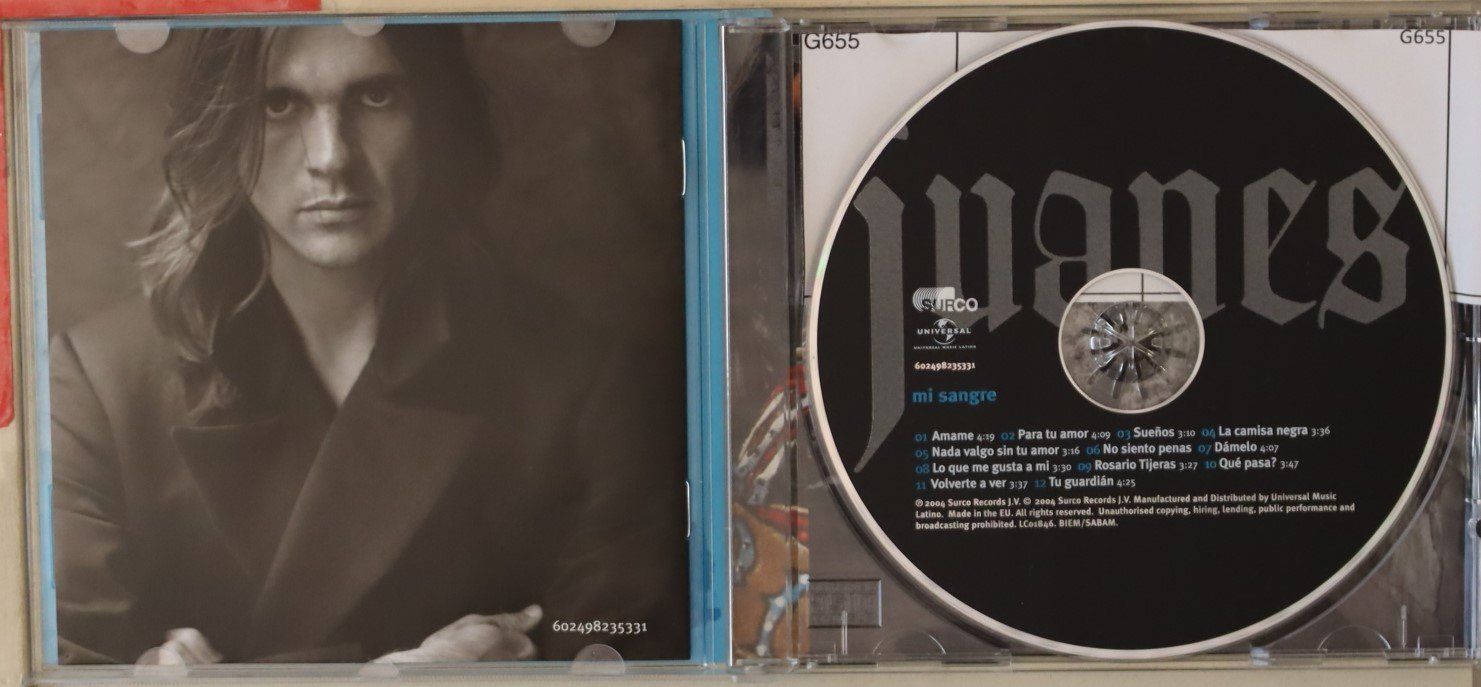 CDs: Juanes – Mi Sangre – Gebraucht aus Luzern von CONTENTI 1