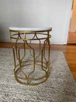 Beistelltisch Marmor/Gold, top Zustand