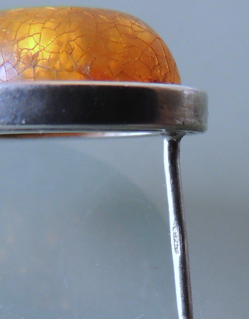 Orecchini pendenti & Orecchini a lobo: Silber 925 Ohrstecker mit Bernstein – Usato da Waldenburg venduto da schaller707 4