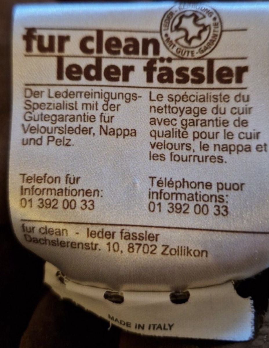 Jacken: Leonardo Suede Leather Jacket, Size 38 Made in Italy – Gebraucht aus Zürich von Heisenberg27 4