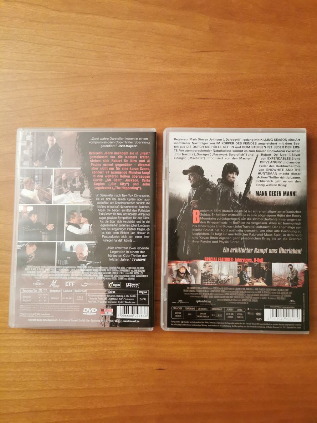 Tutti i DVDs: 6 DVDs: Robert de Niro Sammlung – Usato da Birmensdorf ZH venduto da christoph06 2