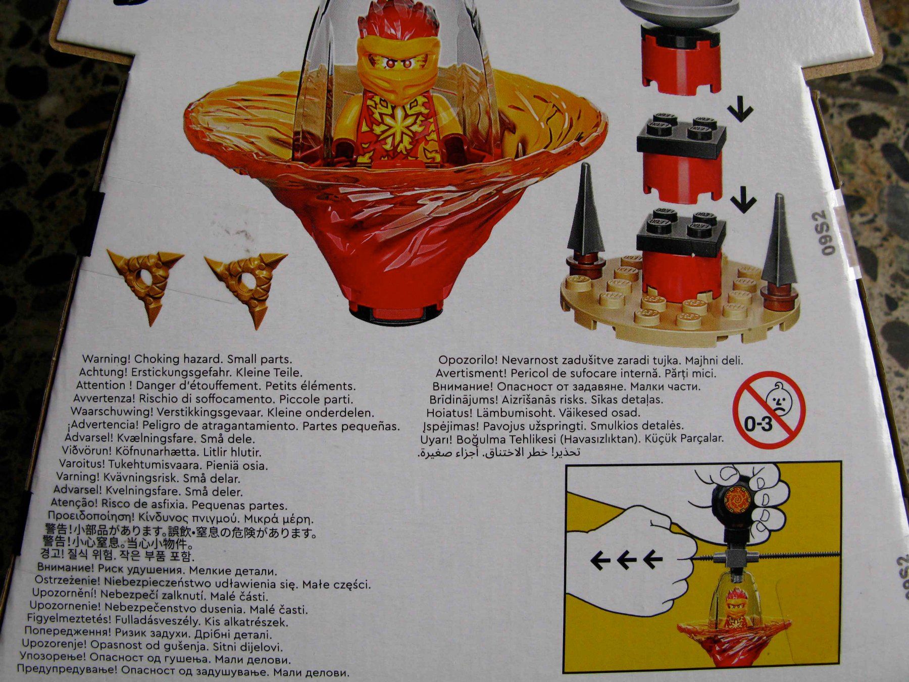 Lego Kit di costruzioni: Lego Ninjago Spinner Set 70688 rot  Briefpost – Nuovo e nell'imballaggio originale da Samstagern venduto da Betscha