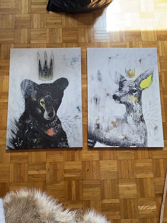 Foto & Immagini: 2 kreative Tierbilder – Usato da Gebenstorf venduto da Silversalmon