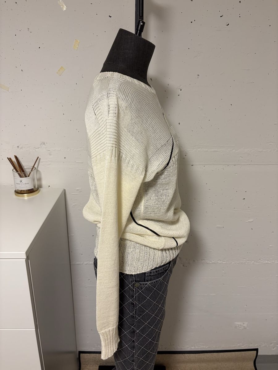 Chanel Pullover & Sweatshirts: Chanel Pullover off-white structured knit size 34 – Neu (gemäss Beschreibung) aus Sarnen von vik_jw5z 6