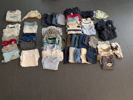 Kinderkleidung-Set (62-teilig) in Größe 74/80 zu verkaufen 