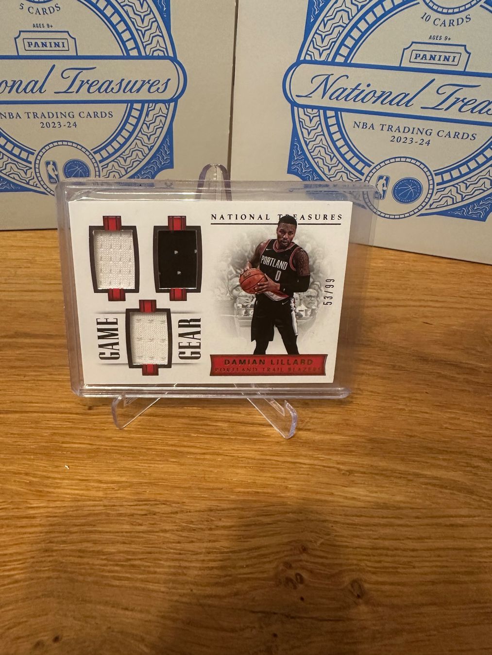 Nba Carte collezionabili: Panini Damian Lillard National Treasure patch – Usato da Vullierens venduto da Gaara04
