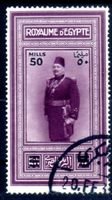 1932 KÖNIG FUAD MIT AUFDRUCK GESTEMPELT - AC316C