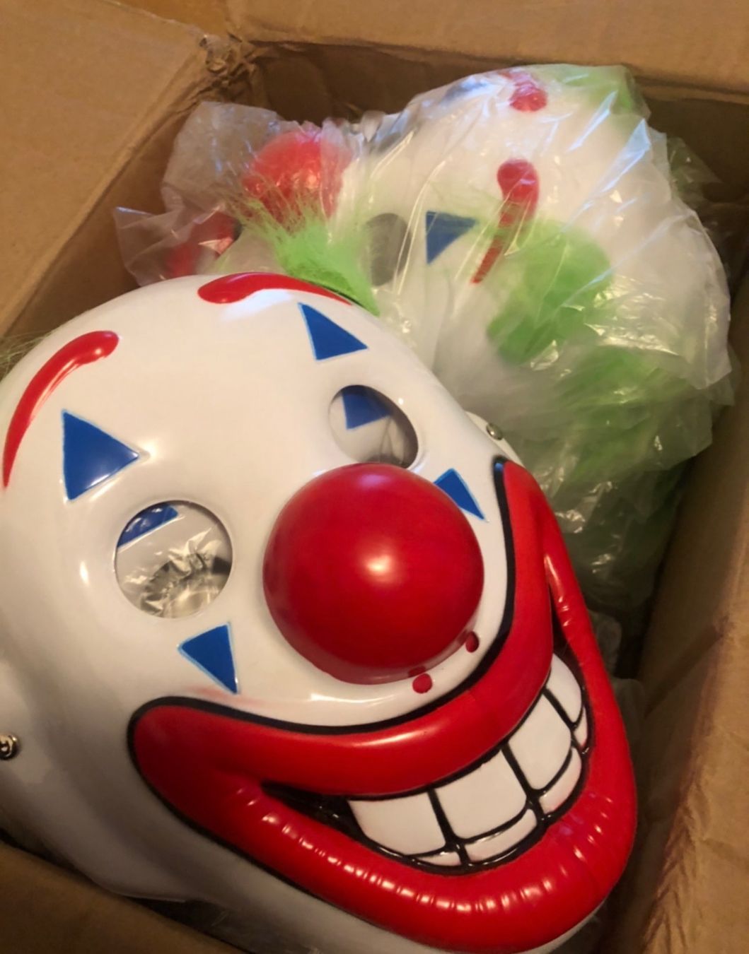 Maschere: Masque de clown style Joker – Nuovo e nell'imballaggio originale da Les Avanchets venduto da Oro_Rog