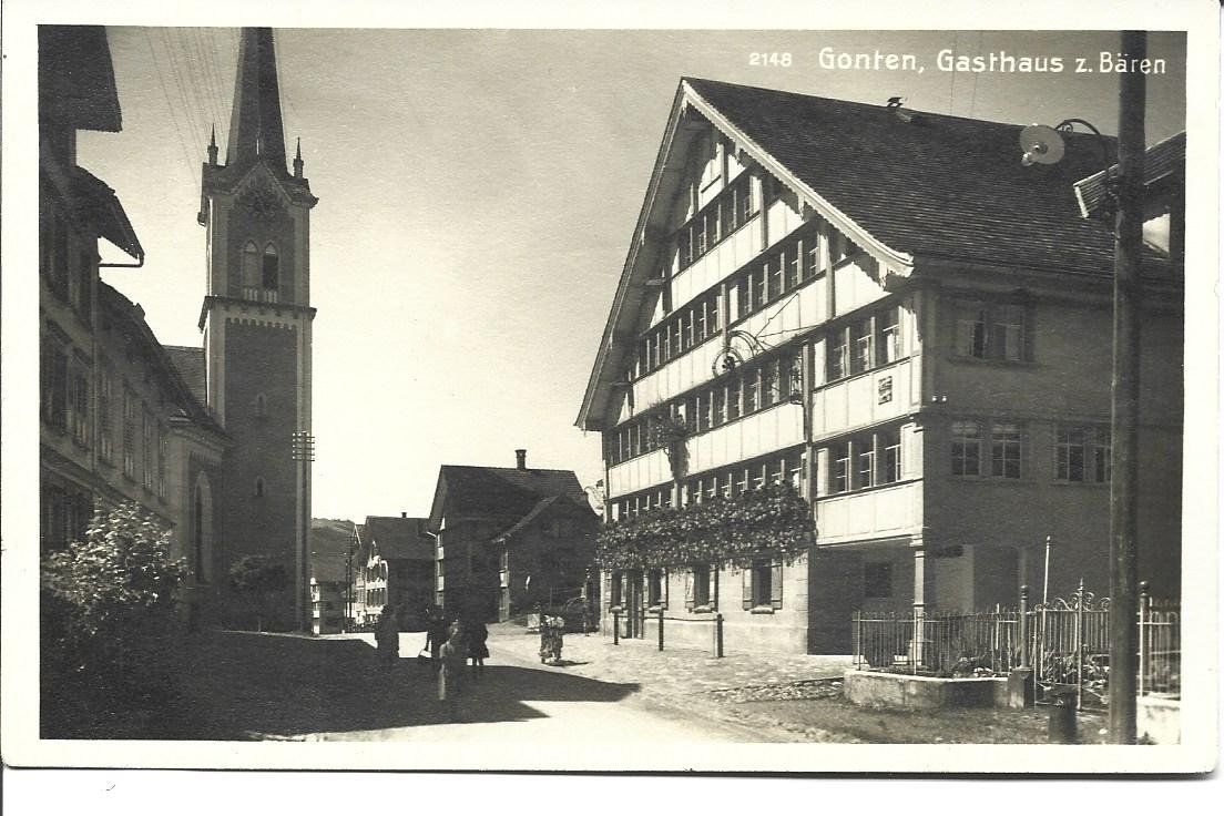 Cartoline postali: AK Gonten AI – Usato da Appenzell venduto da mai25