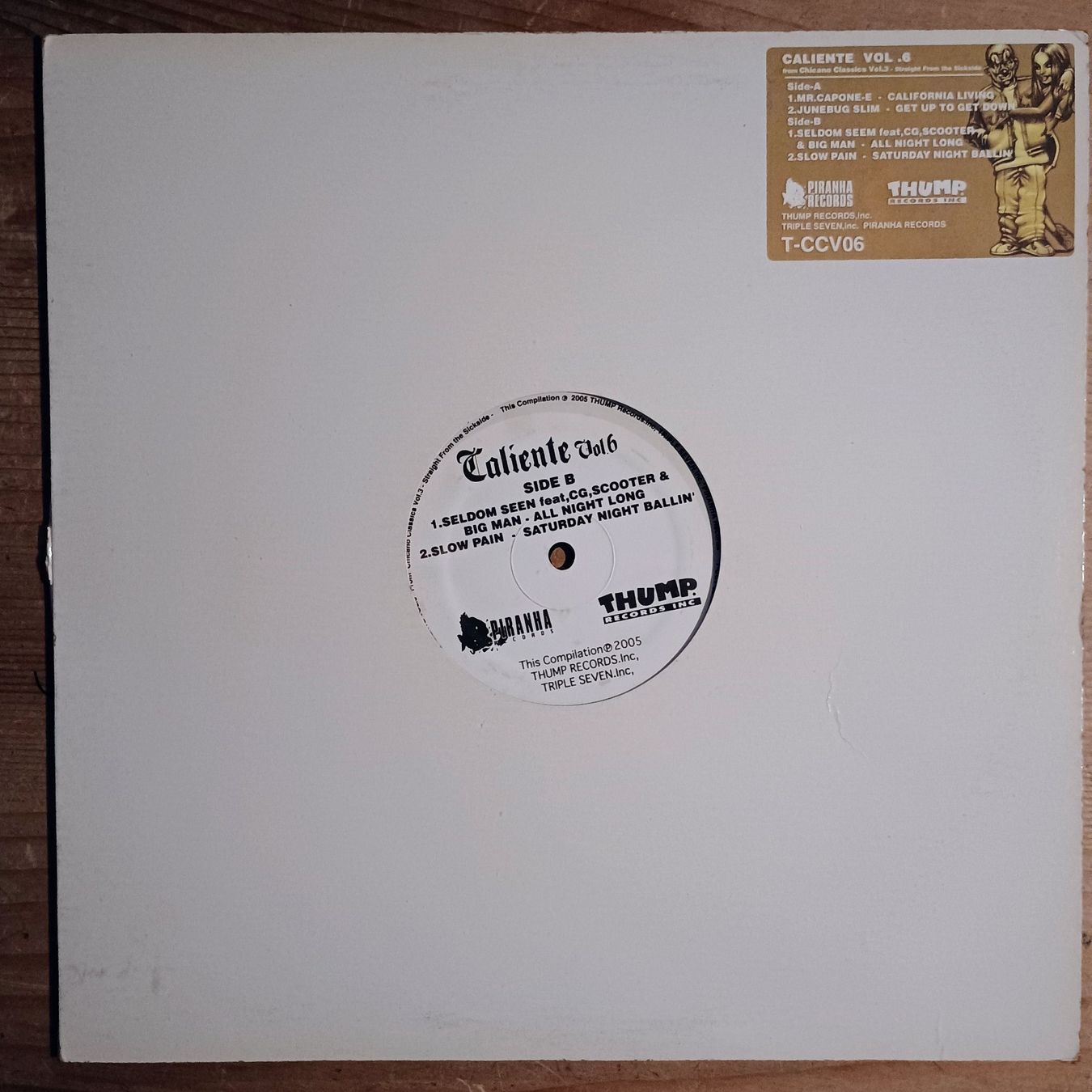 Dischi in vinile: Various ‎– Caliente Vol.6 12" 2005  1st PRESS VG+/VG – Usato da münchenstein venduto da karl_heinz_krasser