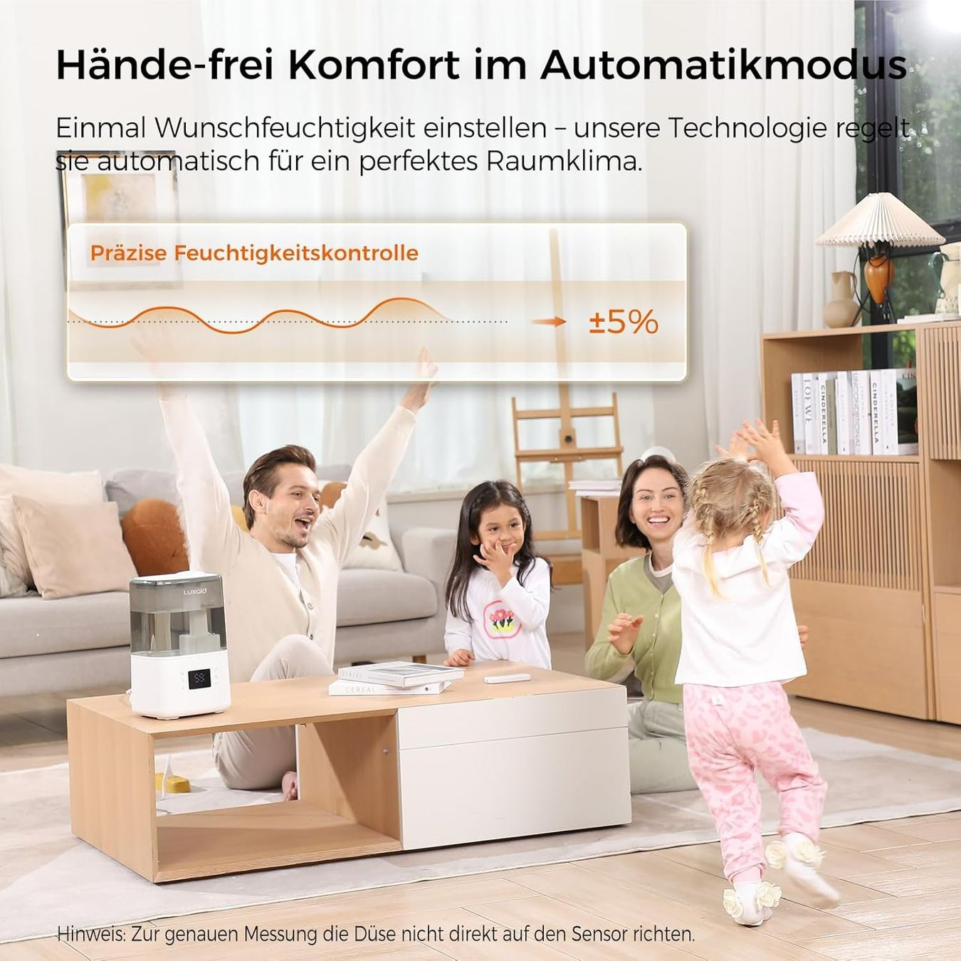 Umidificatori d'aria: Luftbefeuchter 4,5L Warm-/Kaltnebel – Nuovo e nell'imballaggio originale da Suhr venduto da SchnapperCH 2