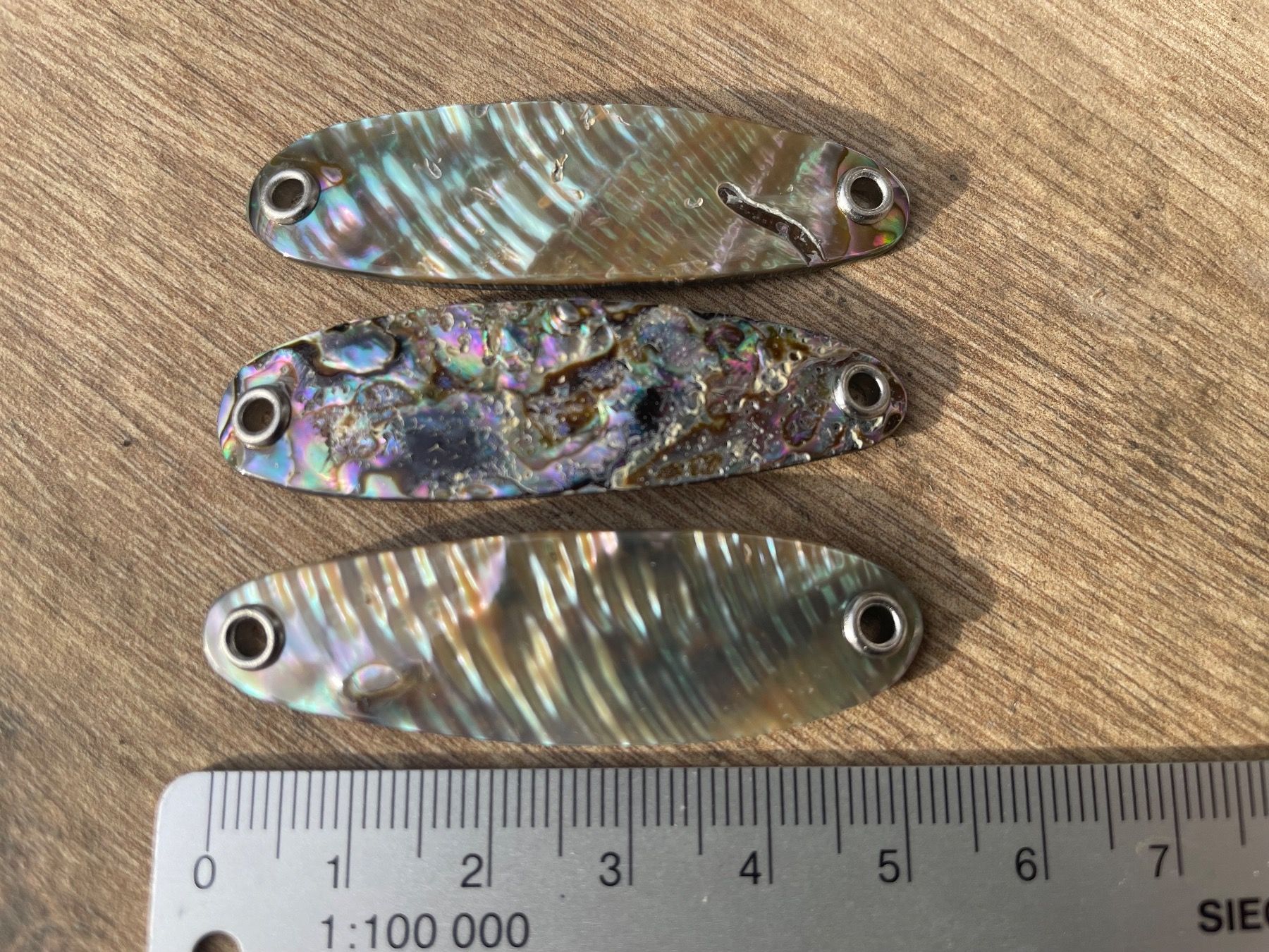 Esche: Perlmuttspange Mini, ca. 53 -55 mm – Nuovo (secondo la descrizione) da Arbon venduto da Helmuth 1