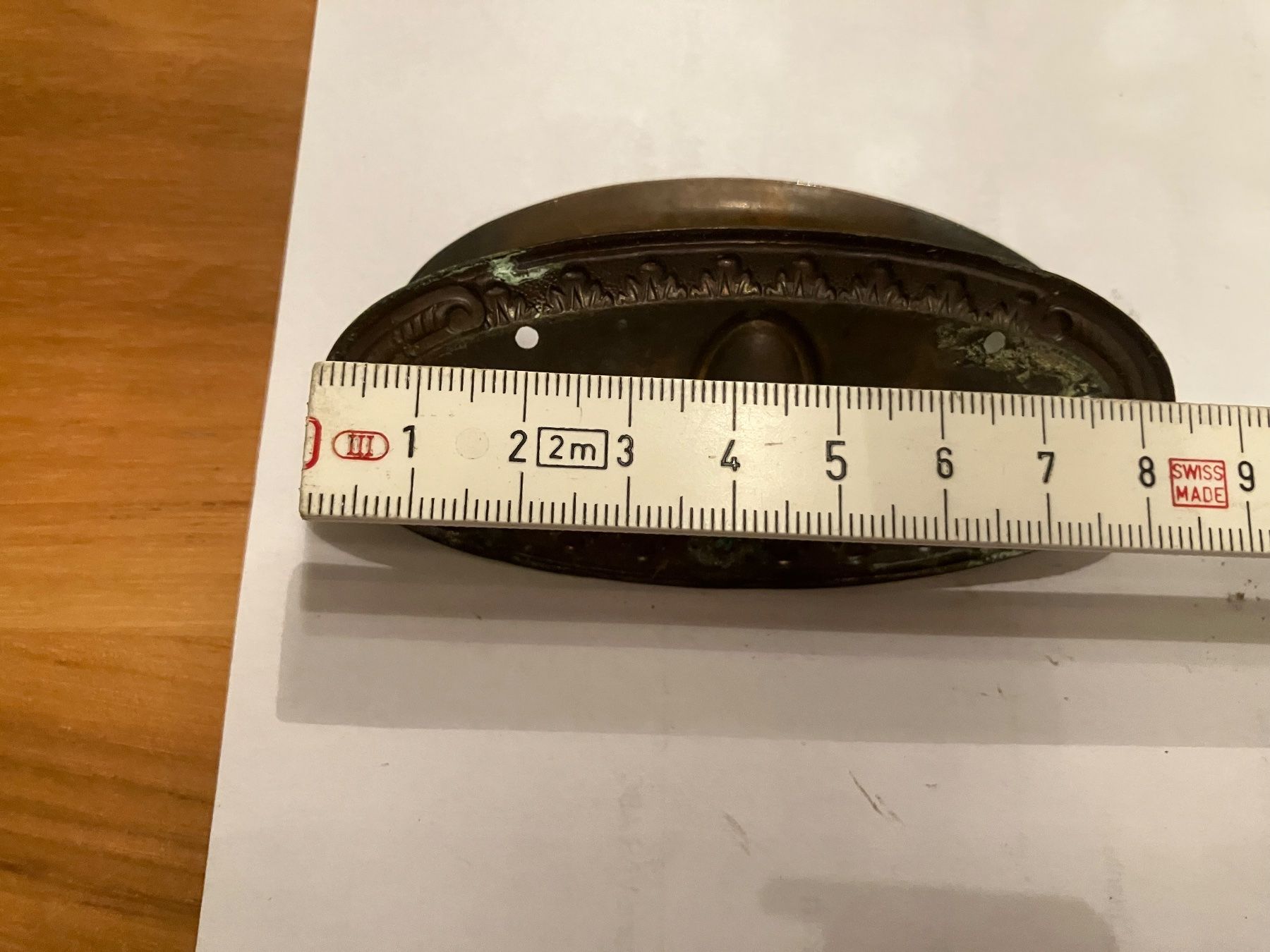 Ferramenta: 3 Antike Schubladengriffe Bronze patiniert Griffe Möbelgr... – Usato da Dintikon venduto da 51rh 3