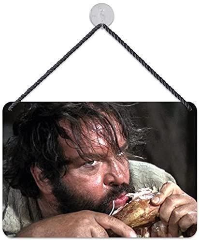 Insegne: Metall-Hängeschild 3D-BUD SPENCER-HÄHNCH – Nuovo e nell'imballaggio originale da Rupperswil venduto da big-one-sale