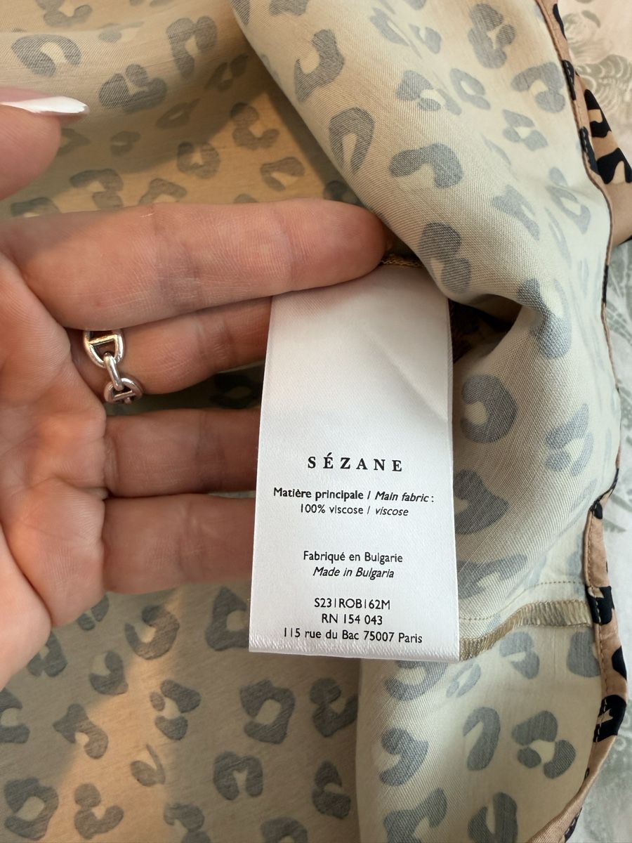 Sezane Kleider: Robe Sézane en viscose, taille 38 – Neu und originalverpackt aus Martigny von Luxivore83 4