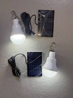 Solar LED outdoor 2 Glühbirnen USB