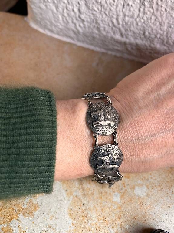 Armbänder & -reifen: Silber Armband LAMA (18.5 cm) – Gebraucht aus Basel von bellespirit