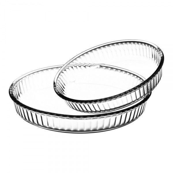 Piatti di portata: SET DE PLATS POUR LA CUISINE VERRE 2 PIÈ – Nuovo e nell'imballaggio originale da Châtelaine venduto da suisseshopping 1
