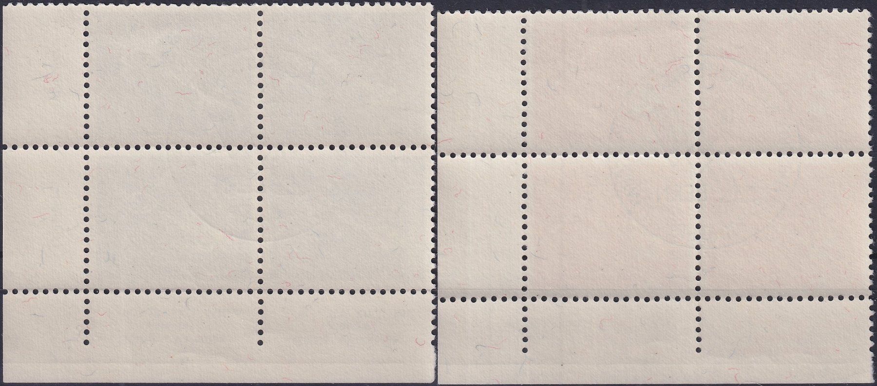 Tous les timbres: 1952, Nr.309+312 2 Viererblöcke postfrisch** mit Bogenrand. – D'occasion à Sursee par Luzernerraute 1