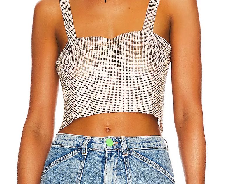 Tops: Funkelndes Top aus Strass Marke Superdown – Gebraucht aus Thalwil von GerSutter 1
