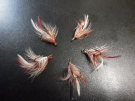 5 Triples mouche n° 8 Drillinge Fliege