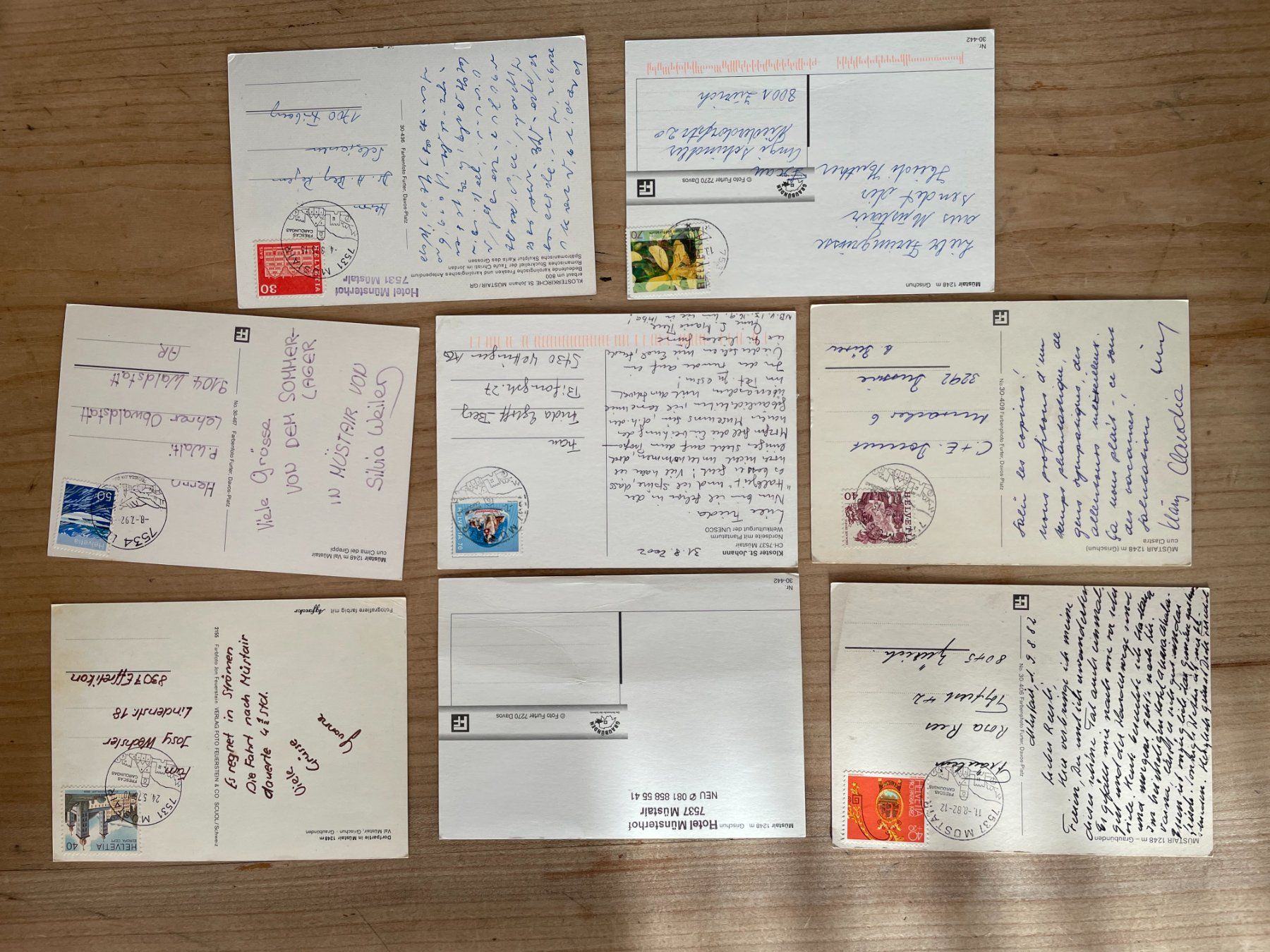 Cartoline postali: AK GR 8 Ansichtskarten von Müstair – Usato da Thal venduto da Danny82 1