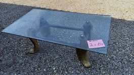 eleganter Glas-Tisch / Clubtisch