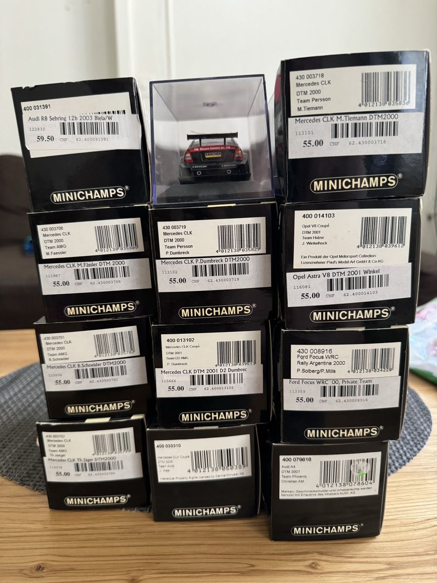 Minichamps Modellini d'auto: Minichamps 1/43 Sammlung 12 autos – Usato da Mirchel venduto da Hilal1994 4
