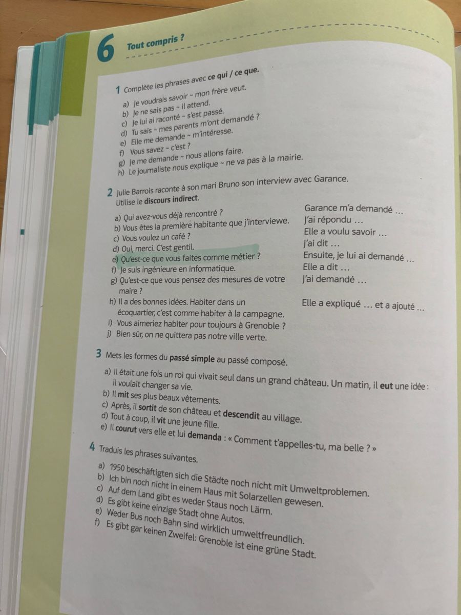 Livres: Le Cours intensif 3: Grammatisches Beiheft – D'occasion à Zürich par lin_j7p9 3