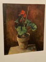 Albert Scabell 1976 (1936-1979) Bern Stilleben Geranien
