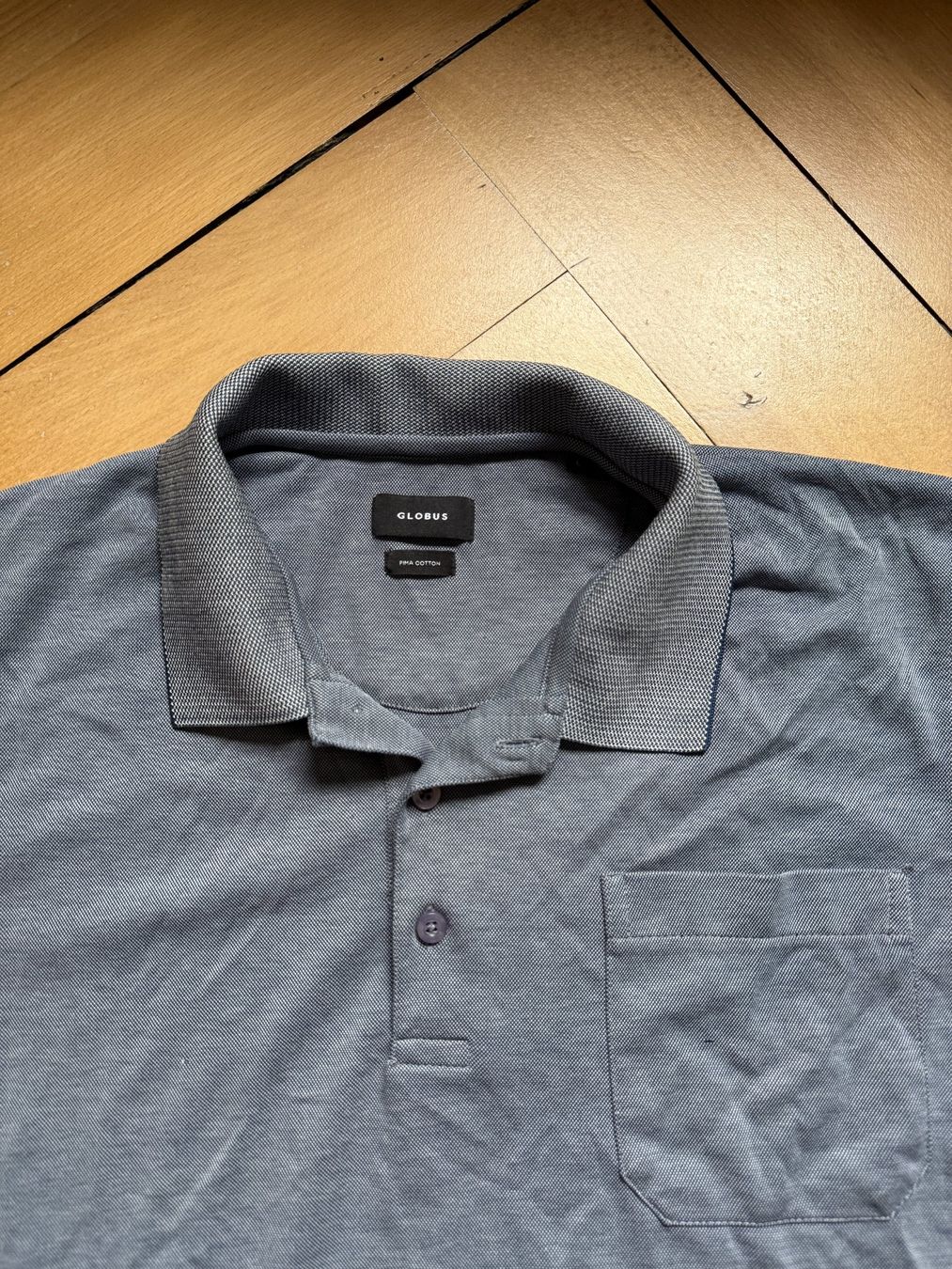 Globus Polos: GLOBUS - Poloshirt graublau L – D'occasion à Zürich par Diazaio 1