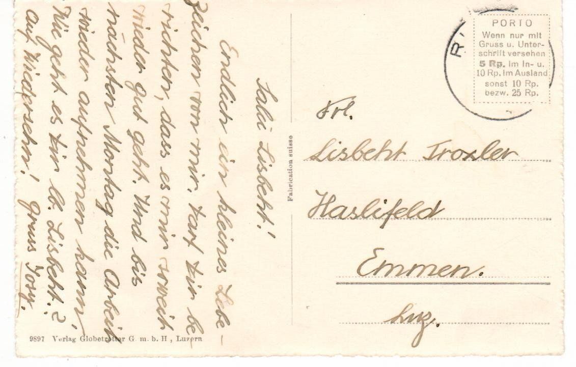 Ansichtskarten: Rüdiswil – Gebraucht aus Wolhusen von Curver9 1