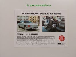 Tatra 613-4 MOBICOM Prospekt deutsch