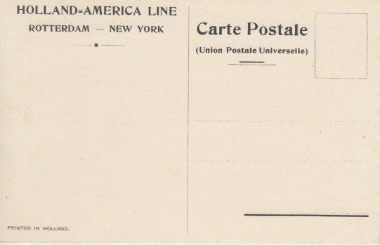 Cartoline postali: Statendam, Holland America Line – Usato da Zuerich venduto da OceanLinerPostcards 1
