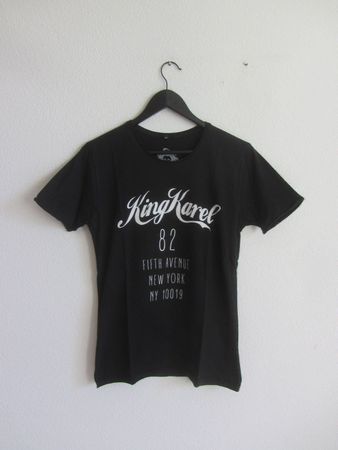 KING KAREL - T-Shirt schwarz M