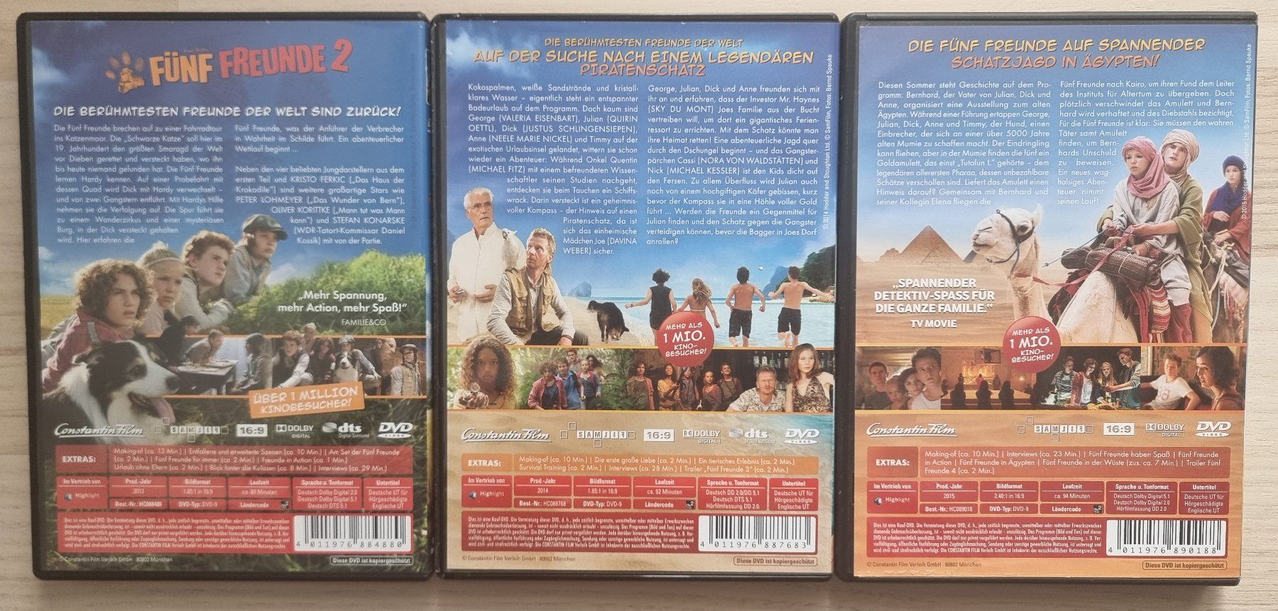 Tutti i DVDs: DVD Fünf Freunde Teil 2, 3, 4 – Usato da Oetwil am See venduto da fineli2 1
