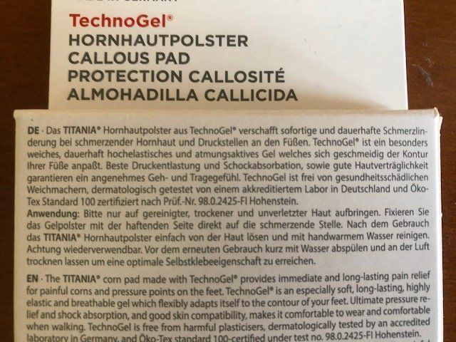 Pedicure: Hornhautpolster Techno Gel – Nuovo e nell'imballaggio originale da Nottwil venduto da Frontal 2