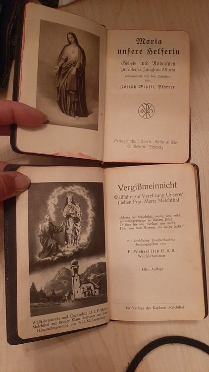 Livres: K.84 R) antike 5er Set Pilgerbuch, Gebete, Maria etc Bücher – D'occasion à Wil SG par Saxer1 8
