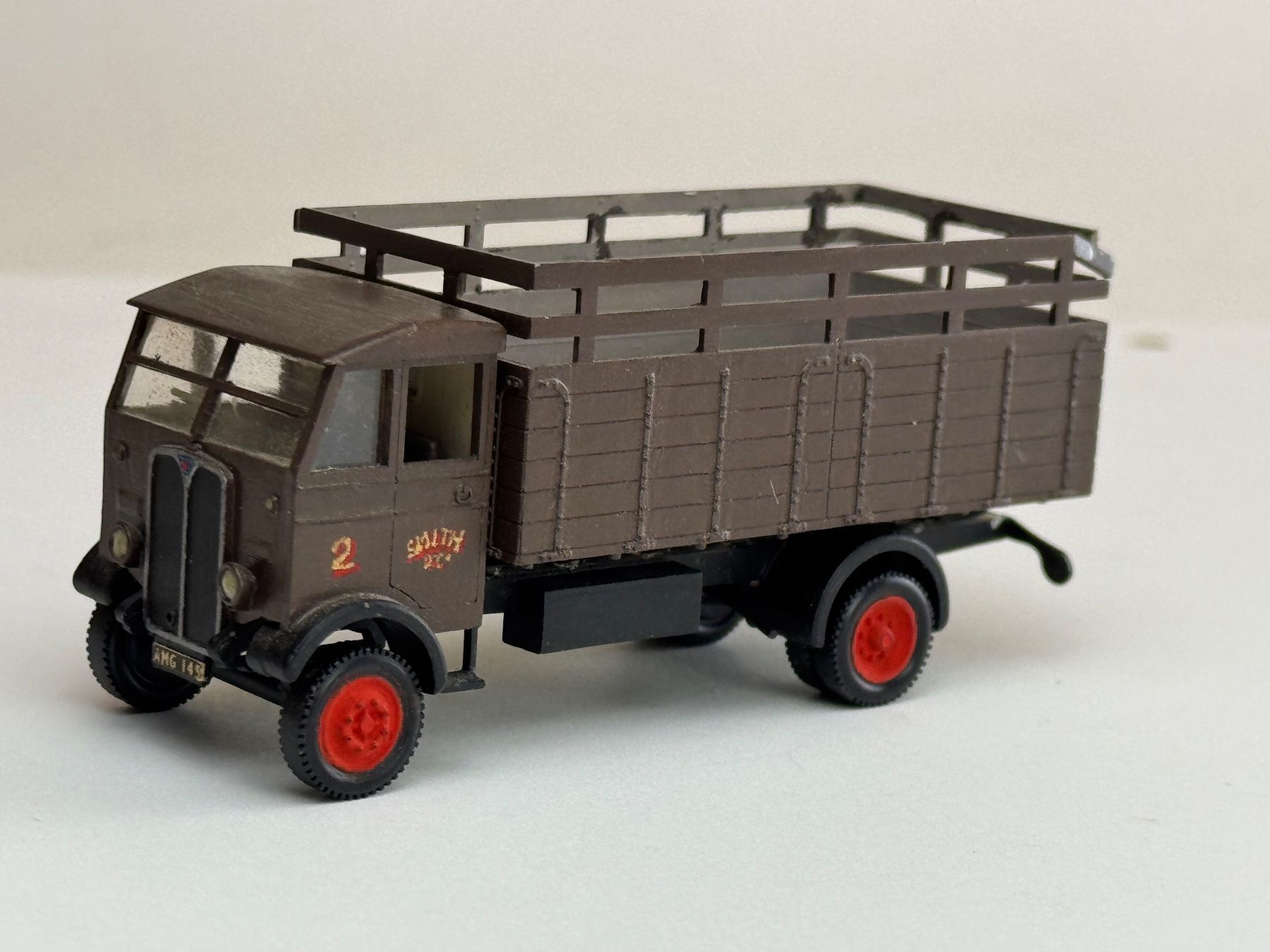 Modellautos: GB3-  Britischer LKW braun 1/72 – Gebraucht aus Elm von Wikmtz